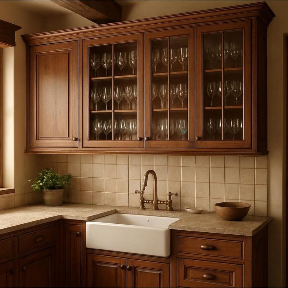 Traditional oak shaker kitchen
